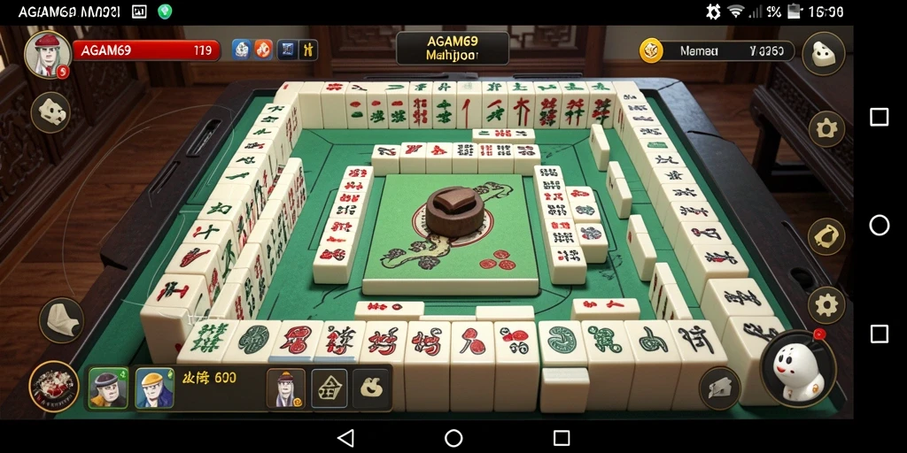 Tampilan gameplay menakjubkan dari AGAM69 dengan Mahjong.