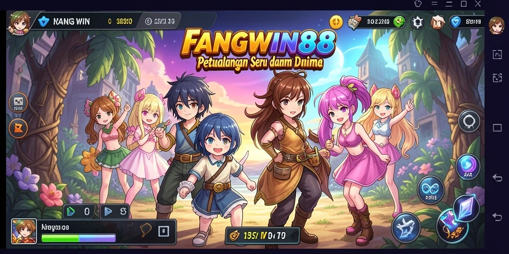 Tangkapan layar gameplay FANGWIN88 yang memukau dalam dunia anime.