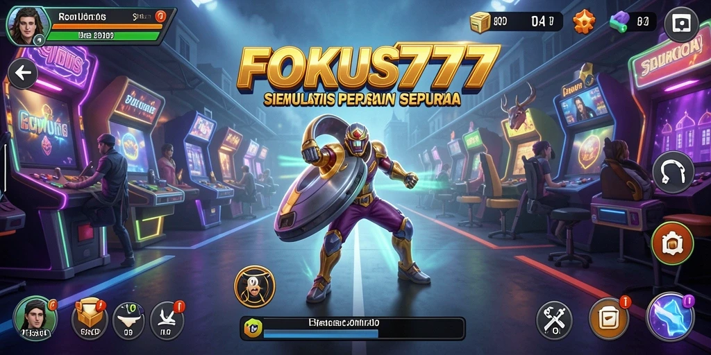 Screenshot gameplay FOKUS777 menampilkan simulasi interaksi yang mendalam.
