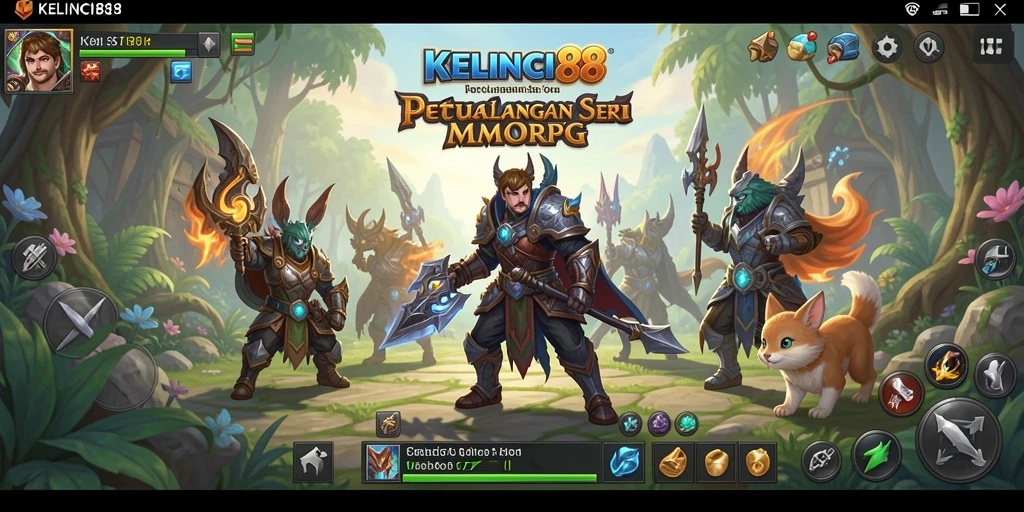 Screenshot menampilkan aksi gameplay dinamis dalam KELINCI88.