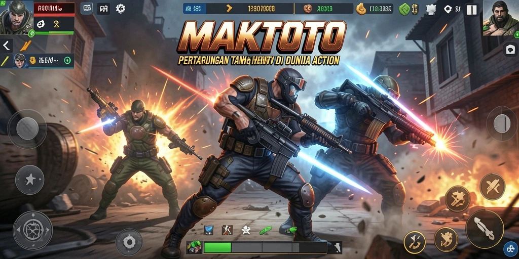 Gameplay action seru di MAKTOTO yang mengesankan.