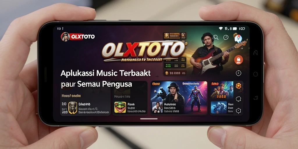 Tampilan permainan interaktif di OLXTOTO yang menampilkan gameplay musik yang seru.