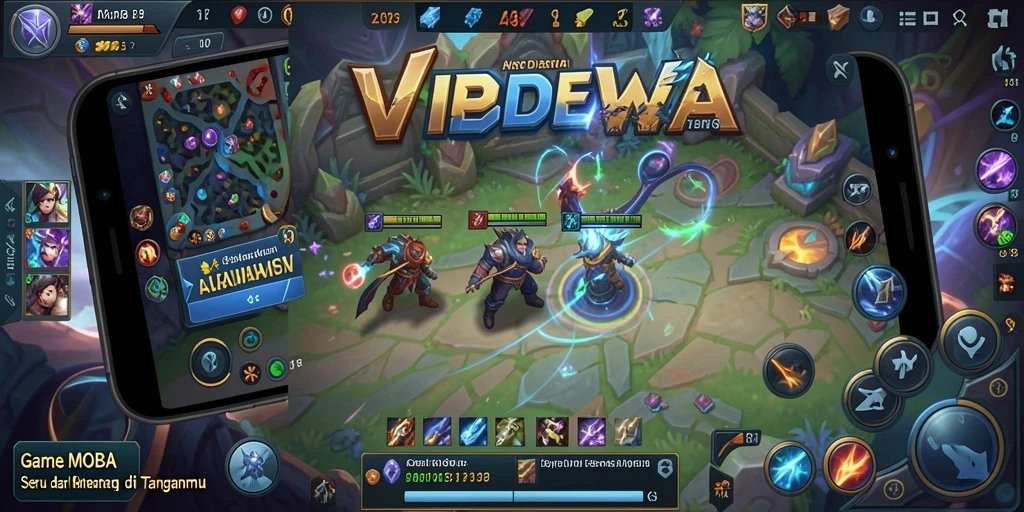 Tampilan gameplay seru di <strong>VIPDEWA</strong> dengan aksi pertempuran yang mendebarkan.