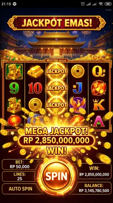 Screenshot antarmuka pengguna mdg188 yang menarik dan mudah digunakan.